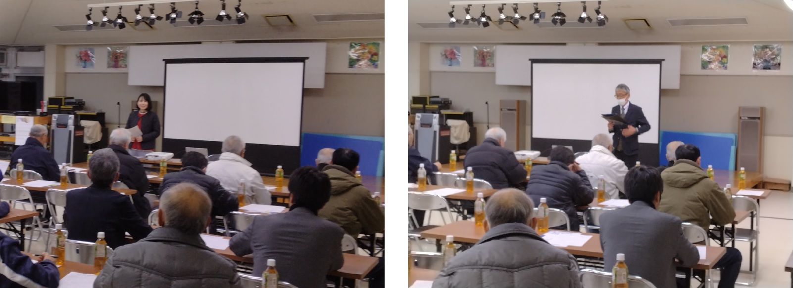 冬の地域集会をイメージした写真